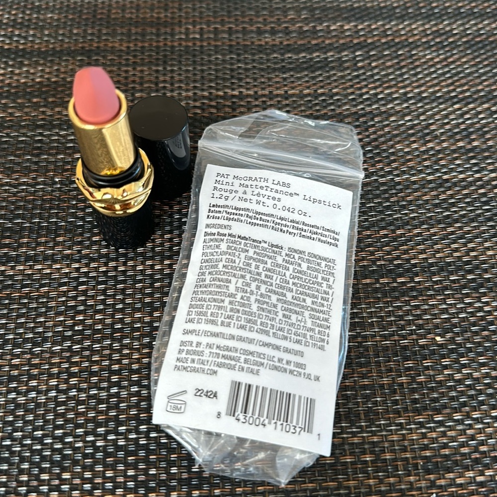 Pat McGrath labs mini lipstick.